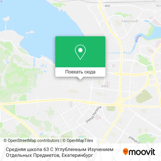 Карта Средняя школа 63 С Углубленным Изучением Отдельных Предметов