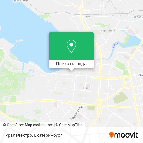 Карта Уралэлектро