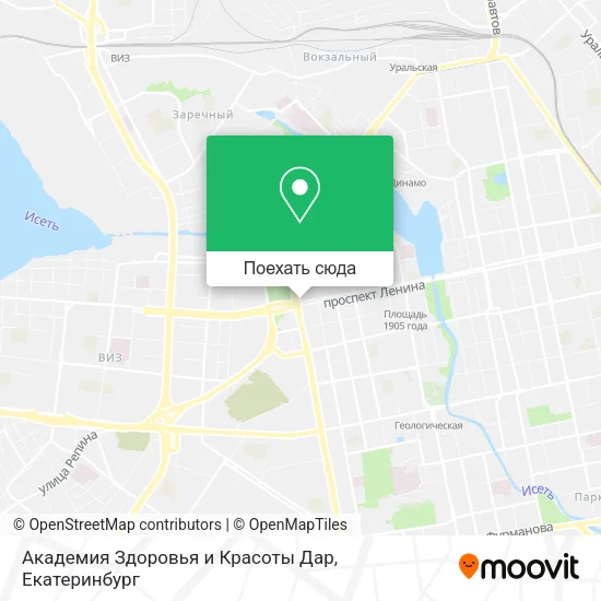 Карта Академия Здоровья и Красоты Дар