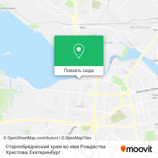 Карта Старообрядческий храм во имя Рождества Христова