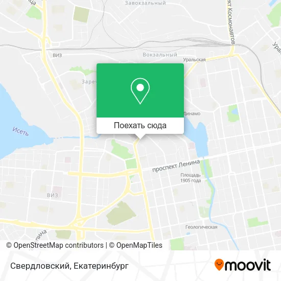 Карта Свердловский