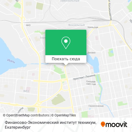 Карта Финансово-Экономический институт техникум