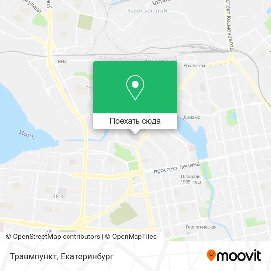 Карта Травмпункт