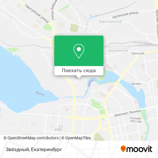 Карта Звёздный