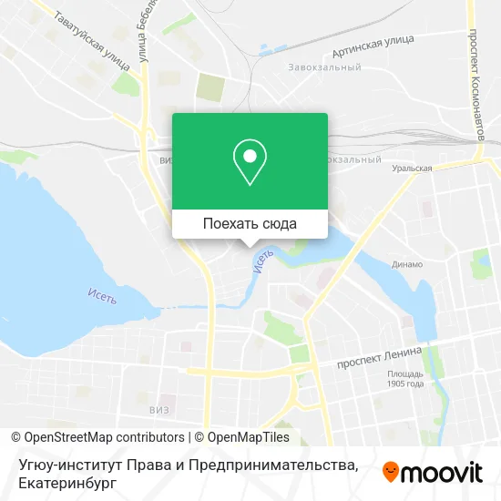 Карта Угюу-институт Права и Предпринимательства