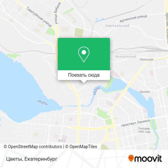 Карта Цветы