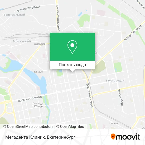 Карта Мегадента Клиник