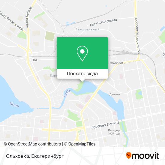 Карта Ольховка