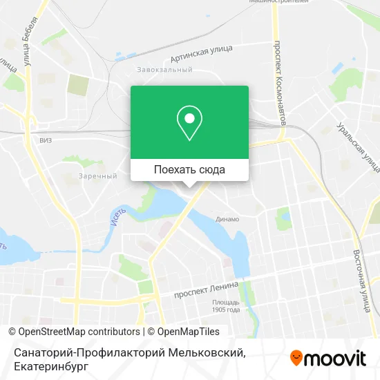 Карта Санаторий-Профилакторий Мельковский