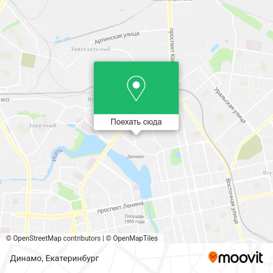 Карта Динамо