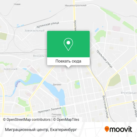 Карта Миграционный центр