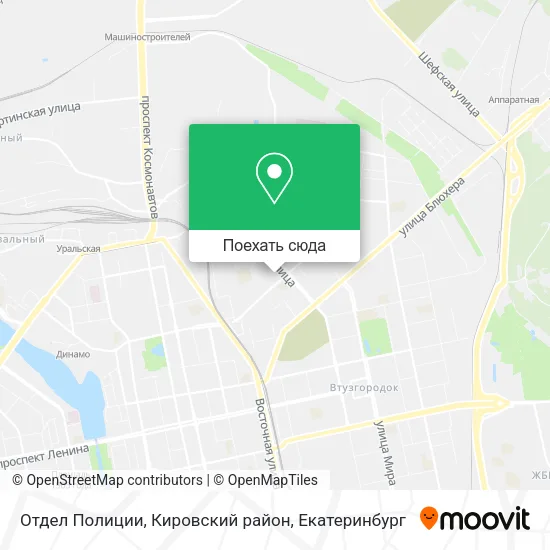 Карта Отдел Полиции, Кировский район