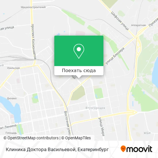 Карта Клиника Доктора Васильевой