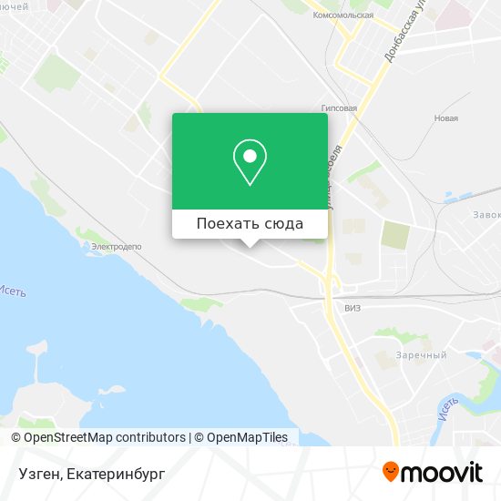 Карта Узген