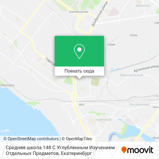 Карта Средняя школа 148 С Углубленным Изучением Отдельных Предметов