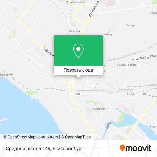 Карта Средняя школа 149