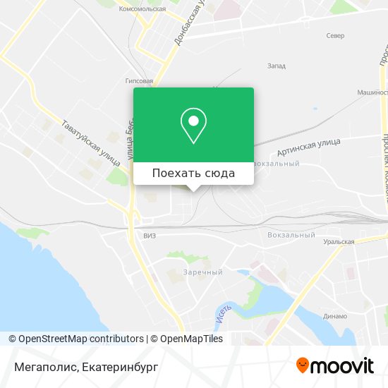 Карта Мегаполис