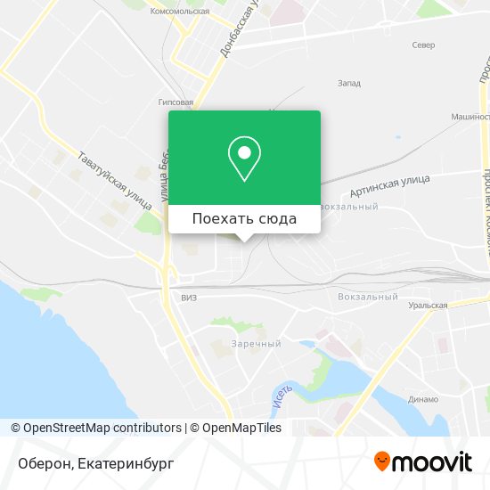 Карта Оберон
