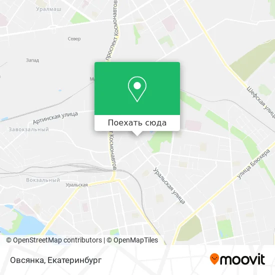 Карта Овсянка