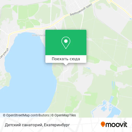 Карта Детский санаторий