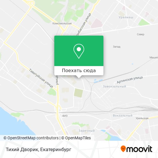 Карта Тихий Дворик
