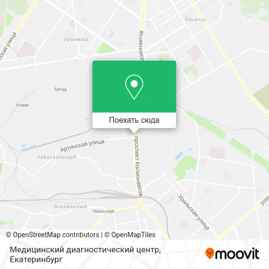 Карта Медицинский диагностический центр