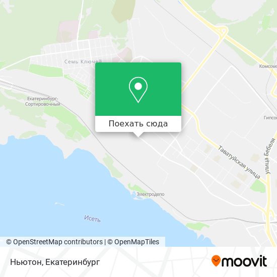 Карта Ньютон