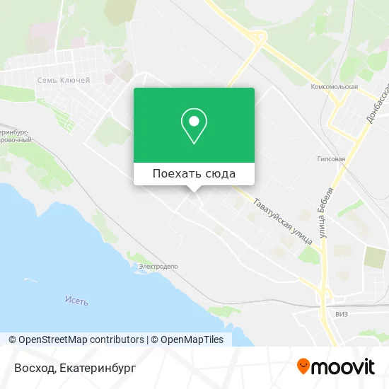 Карта Восход