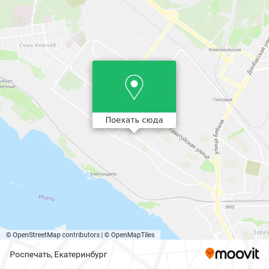 Карта Роспечать