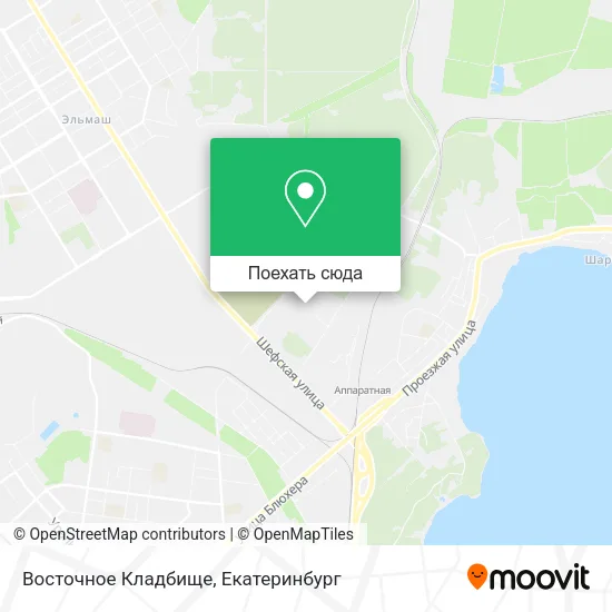 Карта Восточное Кладбище