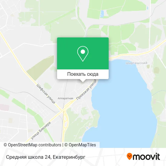 Карта Средняя школа 24