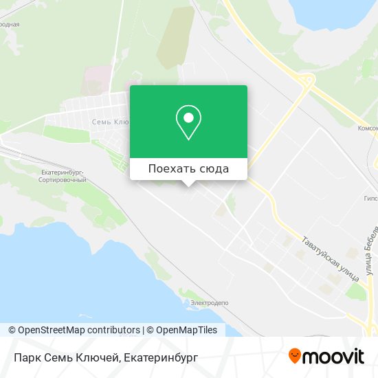 Карта Парк Семь Ключей
