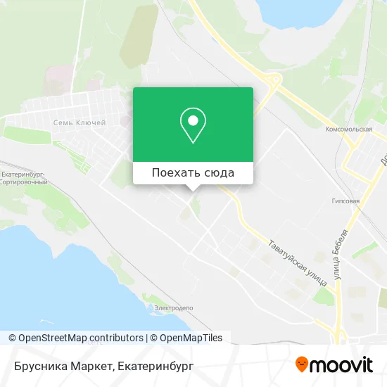 Карта Брусника Маркет