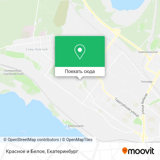 Карта Красное и Белое