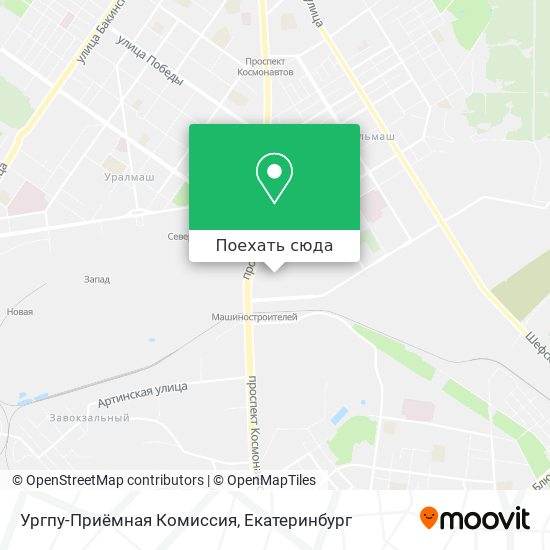 Карта Ургпу-Приёмная Комиссия