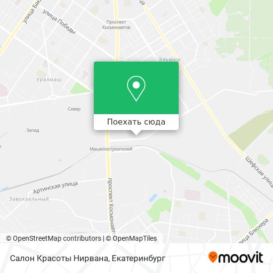 Карта Салон Красоты Нирвана