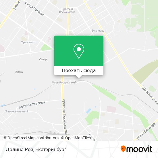 Карта Долина Роз