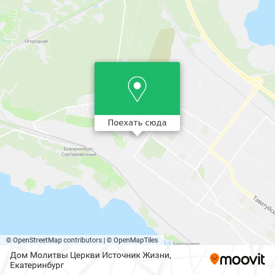 Карта Дом Молитвы Церкви Источник Жизни