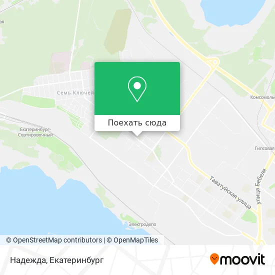 Карта Надежда
