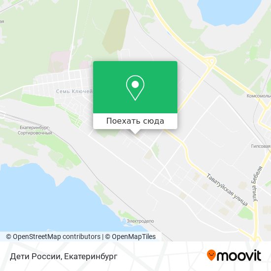 Карта Дети России