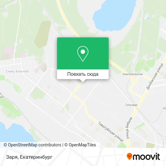 Карта Заря