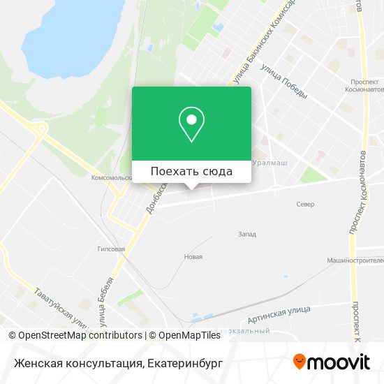Карта Женская консультация