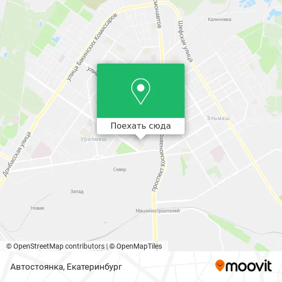 Карта Автостоянка