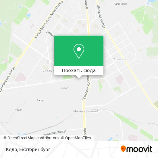 Карта Кедр