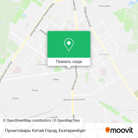 Карта Промтовары Китай-Город