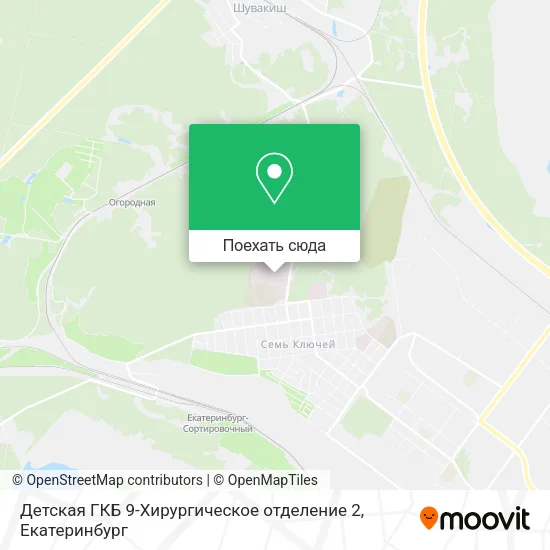 Карта Детская ГКБ 9-Хирургическое отделение 2