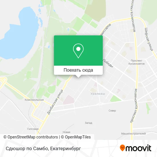 Карта Сдюшор по Самбо