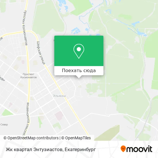 Карта Жк квартал Энтузиастов