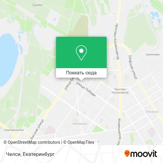 Карта Челси