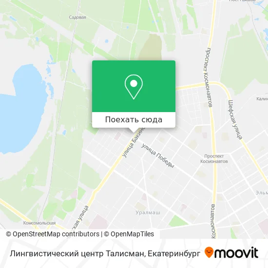 Карта Лингвистический центр Талисман